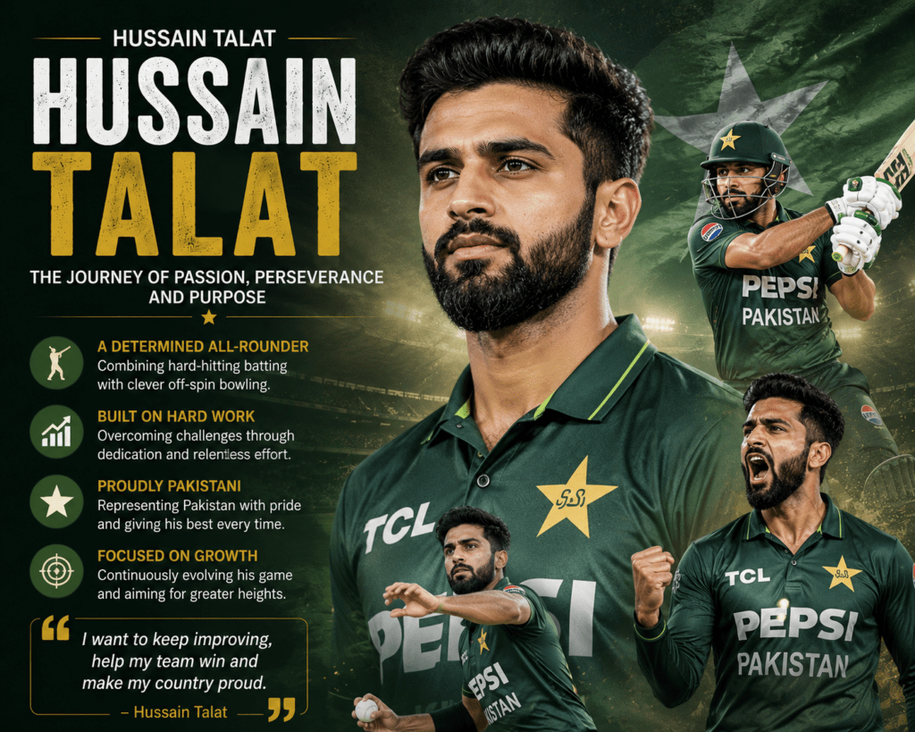 Hussain Talat Biography: The Incredible Journey of a Pakistan Cricket Star hussain talat